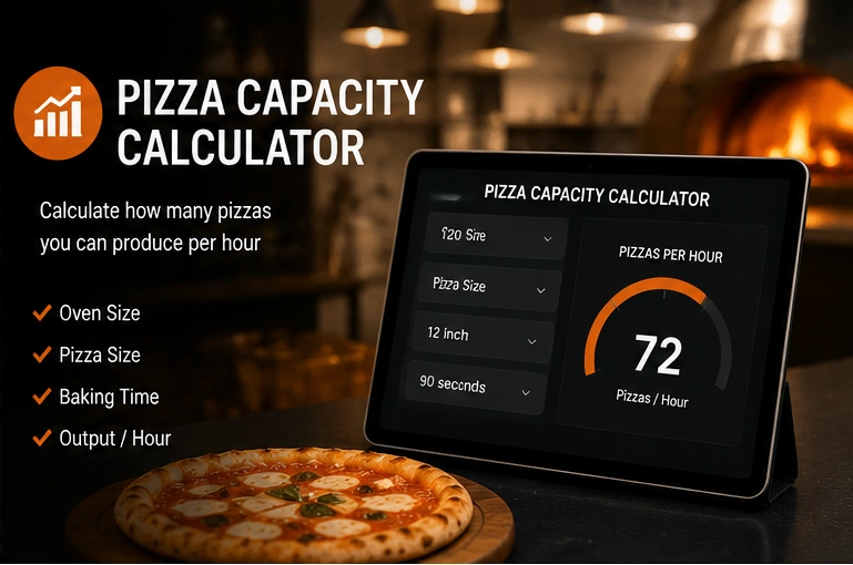 Pizza Capacity Calculator Tool