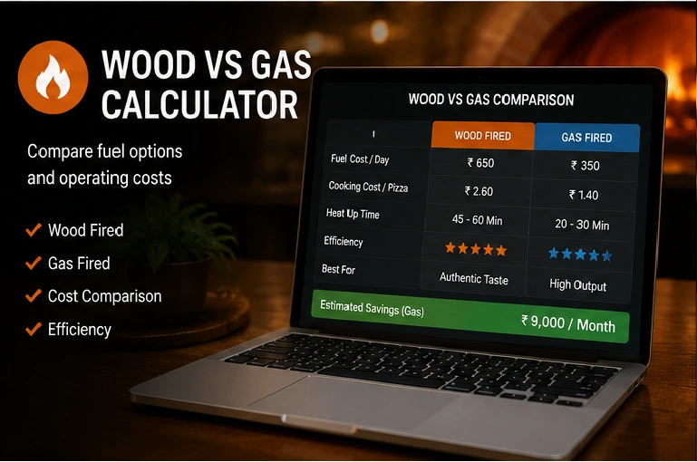 Wood vs Gas Oven Calculator